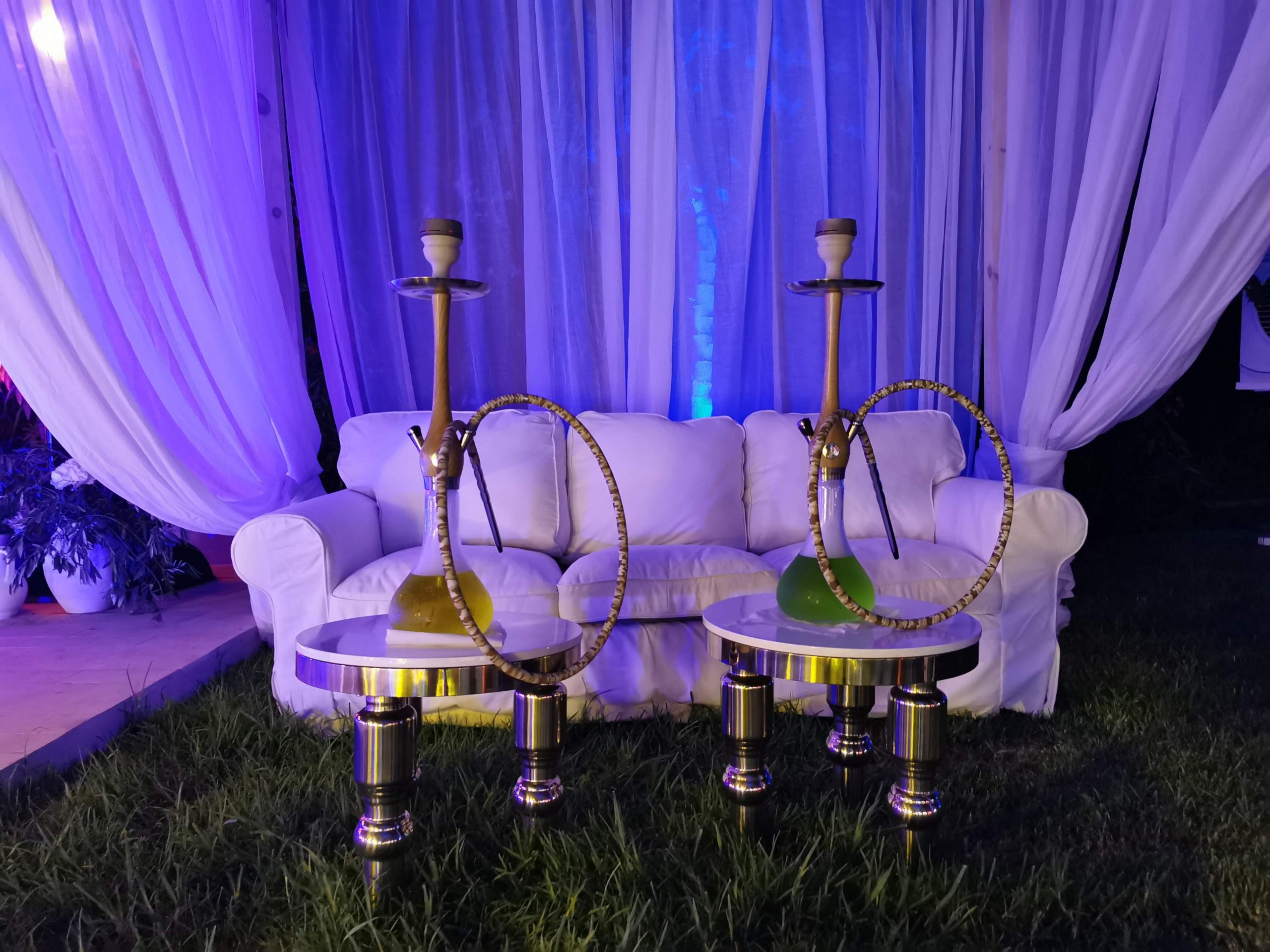 Hookaholic lounge setup in Limassol